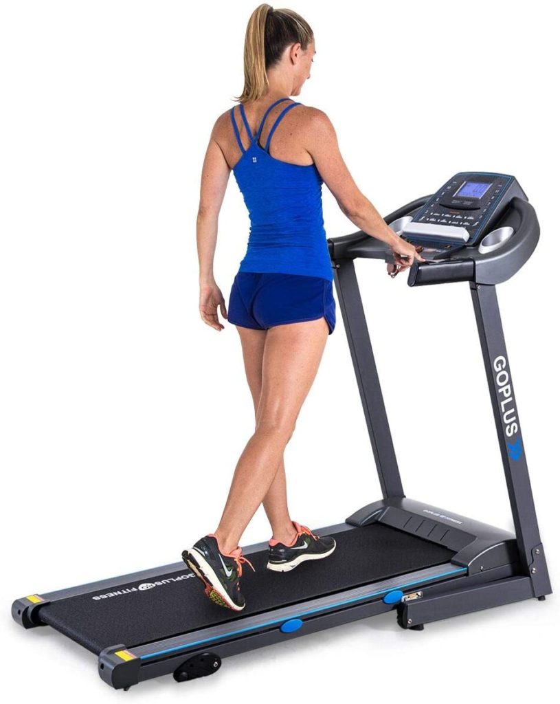 best inexpensive treadmill - Goplus 2.25HP Electric Folding Treadmill