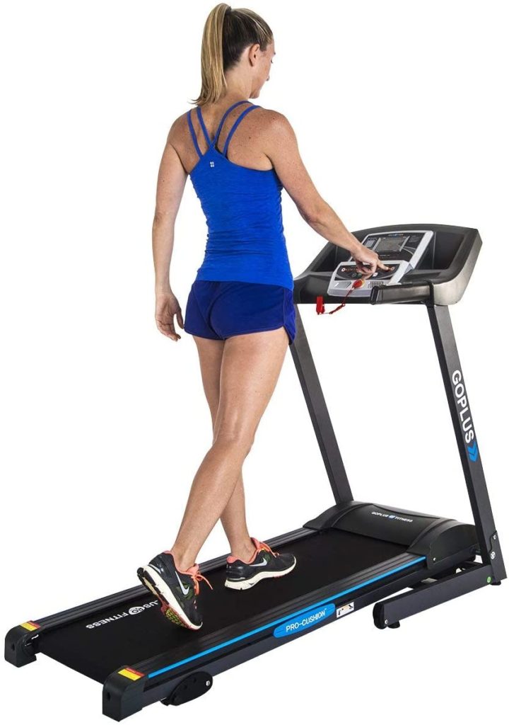 top treadmills under $1000 - Goplus Folding Electric Treadmill