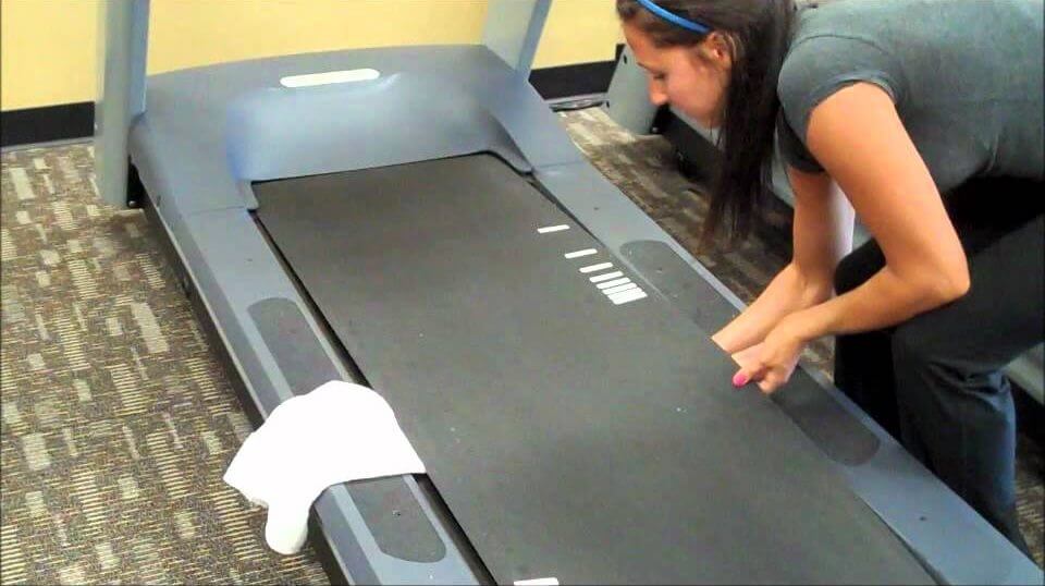 Cleaning the Treadmill from Underneath